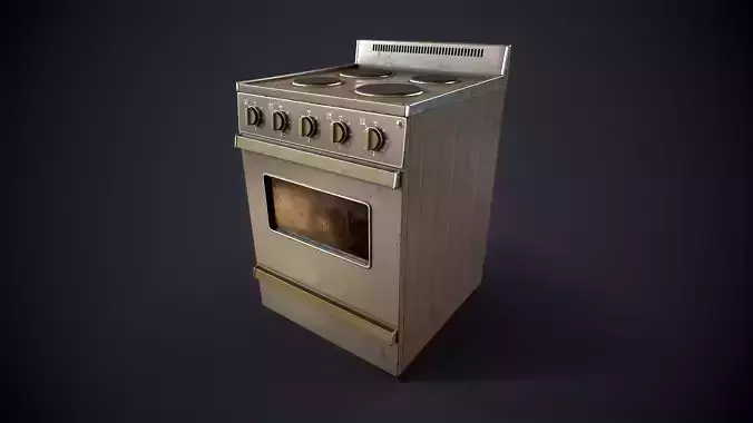 Old electric stove