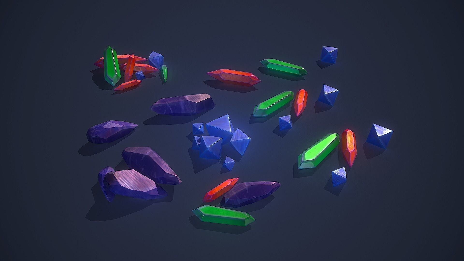 Loot Pack Low-poly 3D model_4