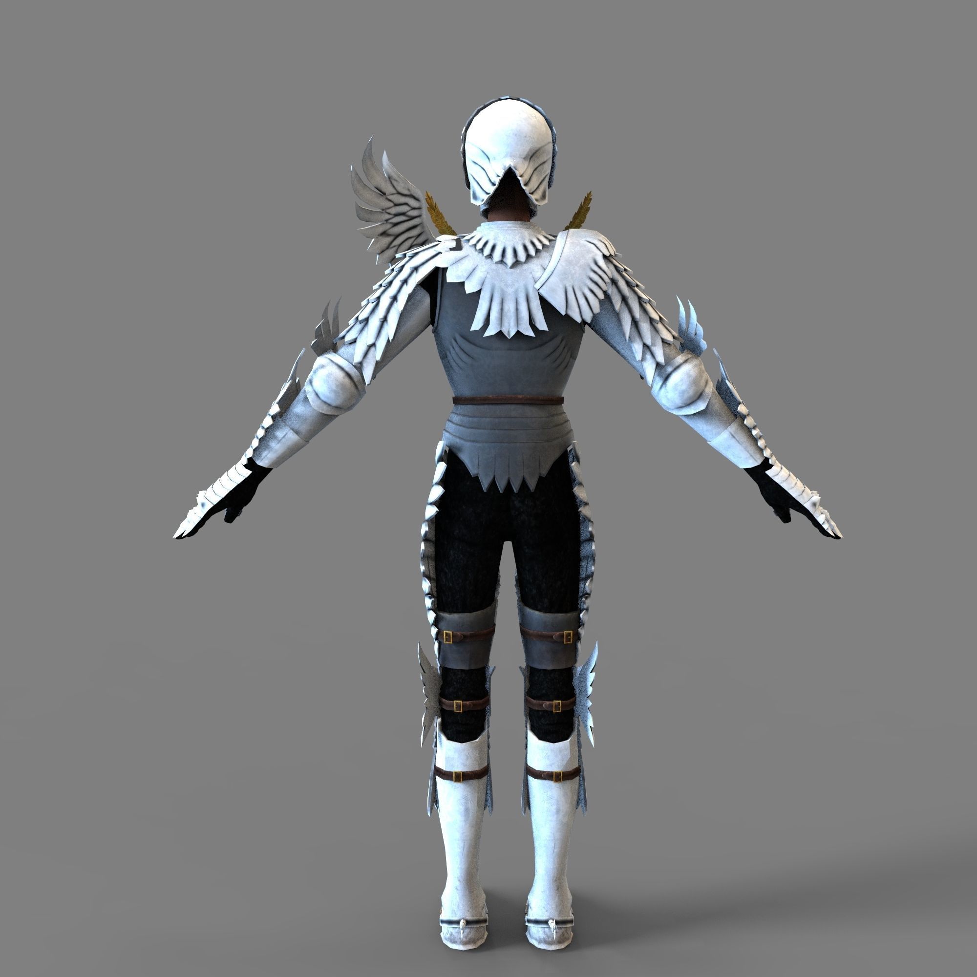 GUTS Griffith Full Body Wearable Armor with Helmet and Sword 3D print model_34