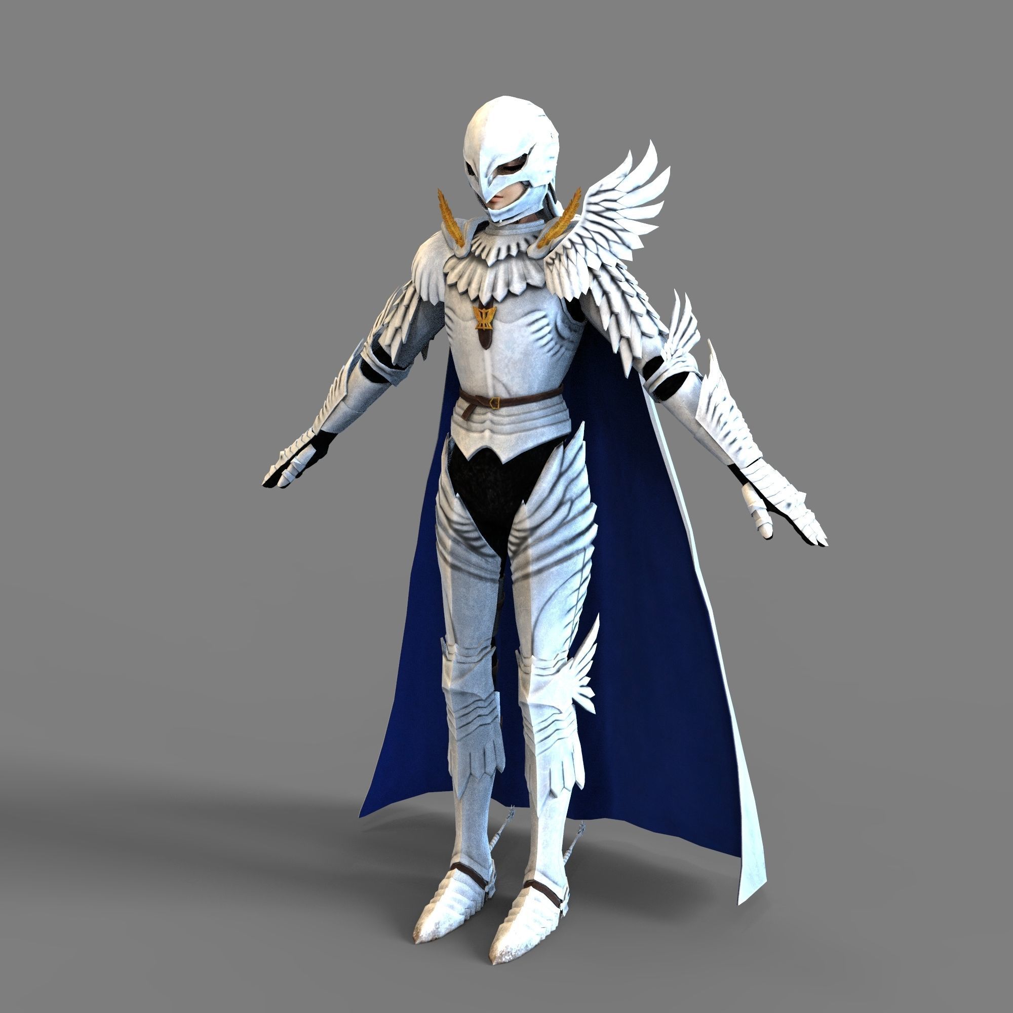 GUTS Griffith Full Body Wearable Armor with Helmet and Sword 3D print model_46