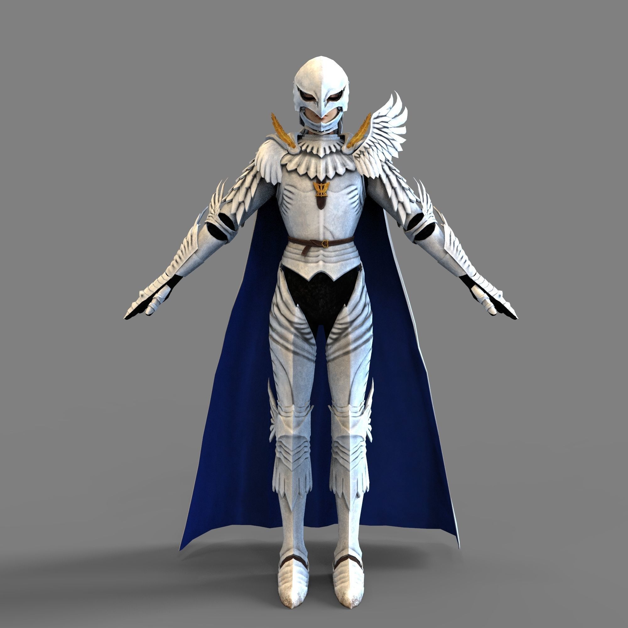 GUTS Griffith Full Body Wearable Armor with Helmet and Sword 3D print model_59