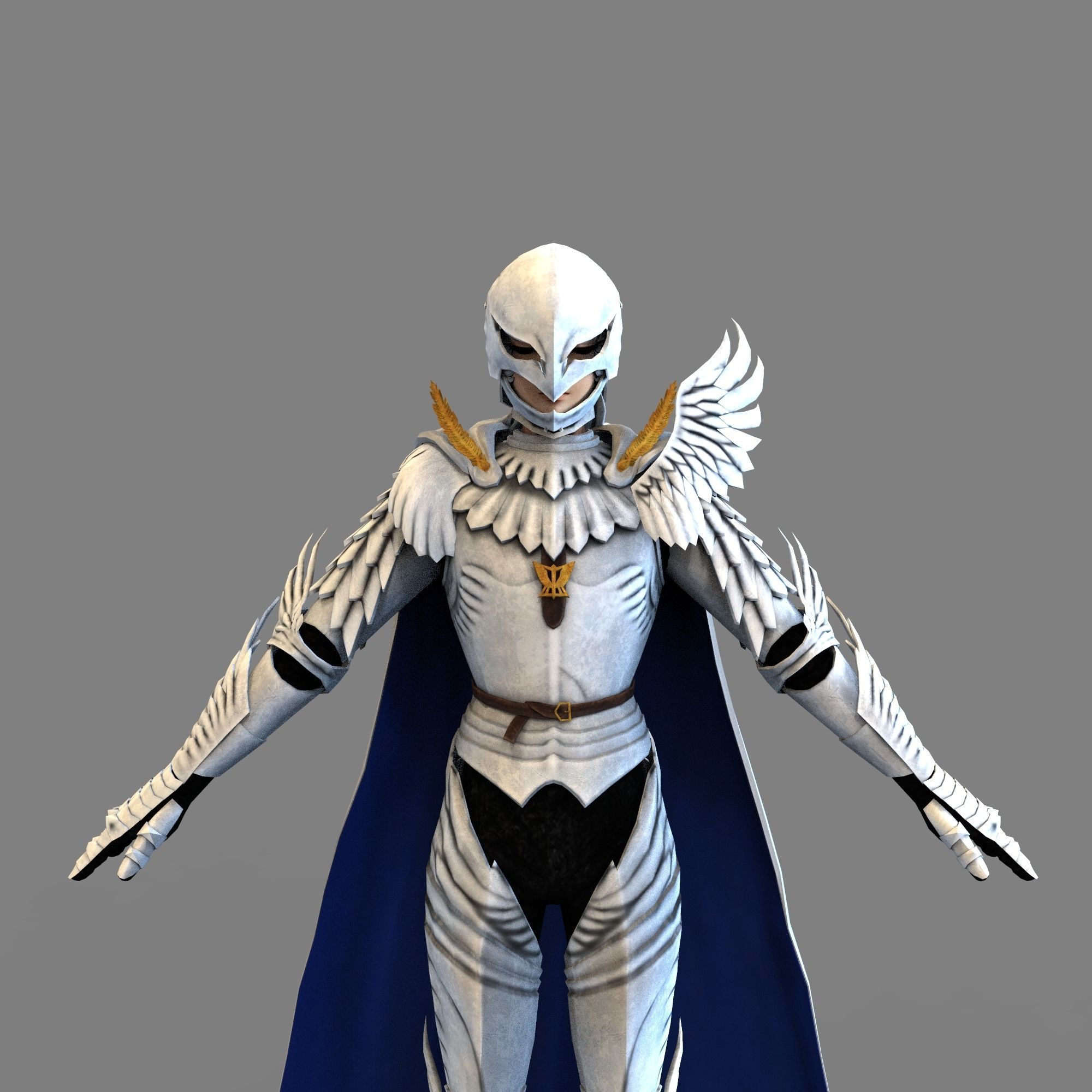 GUTS Griffith Full Body Wearable Armor with Helmet and Sword 3D print model_101