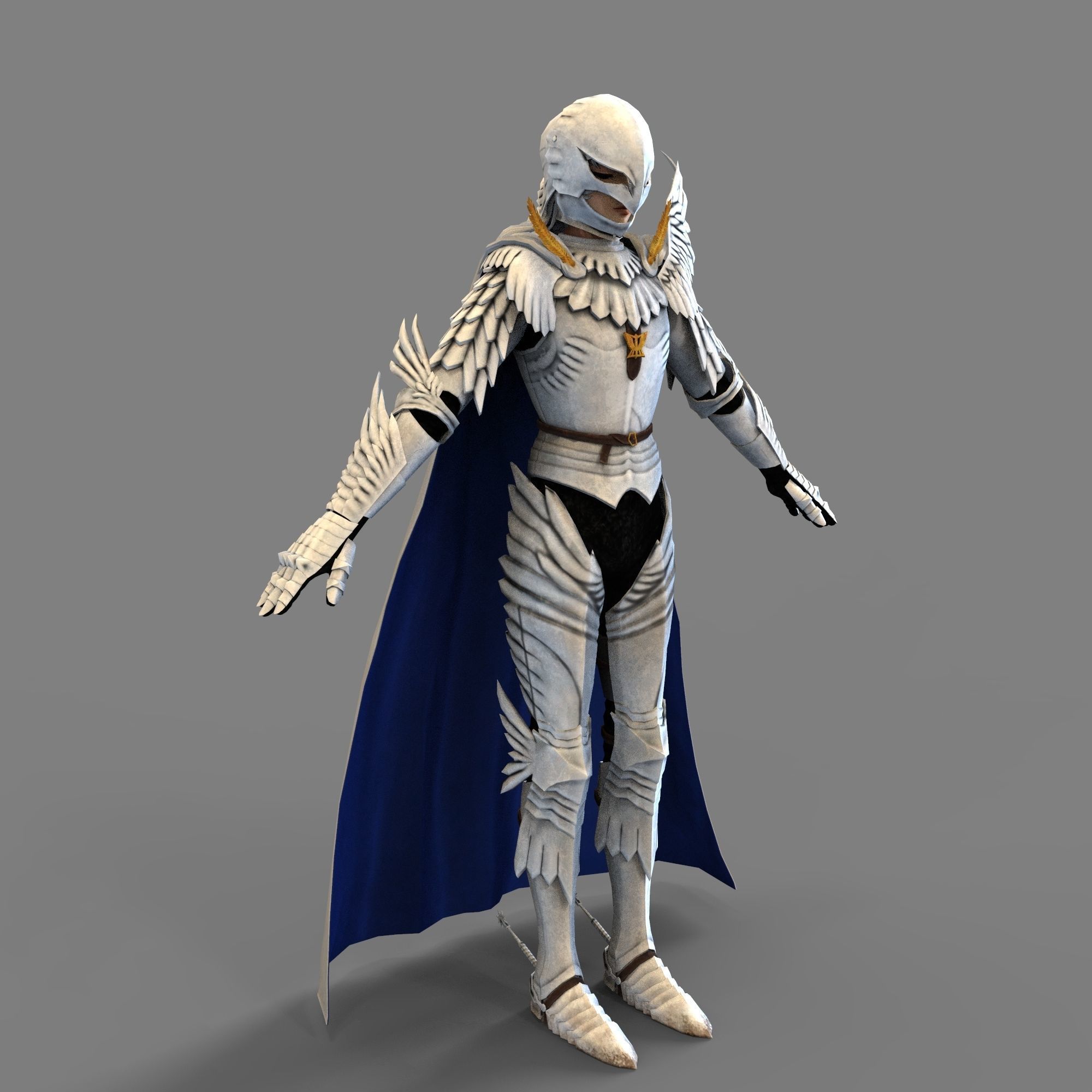 GUTS Griffith Full Body Wearable Armor with Helmet and Sword 3D print model_88