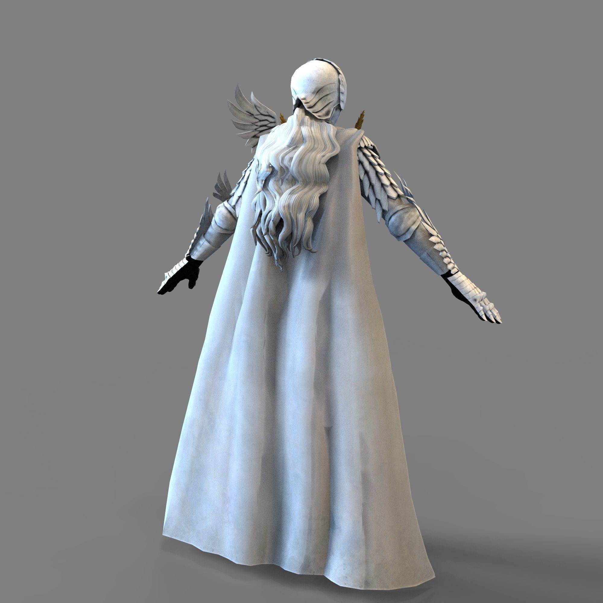 GUTS Griffith Full Body Wearable Armor with Helmet and Sword 3D print model_58