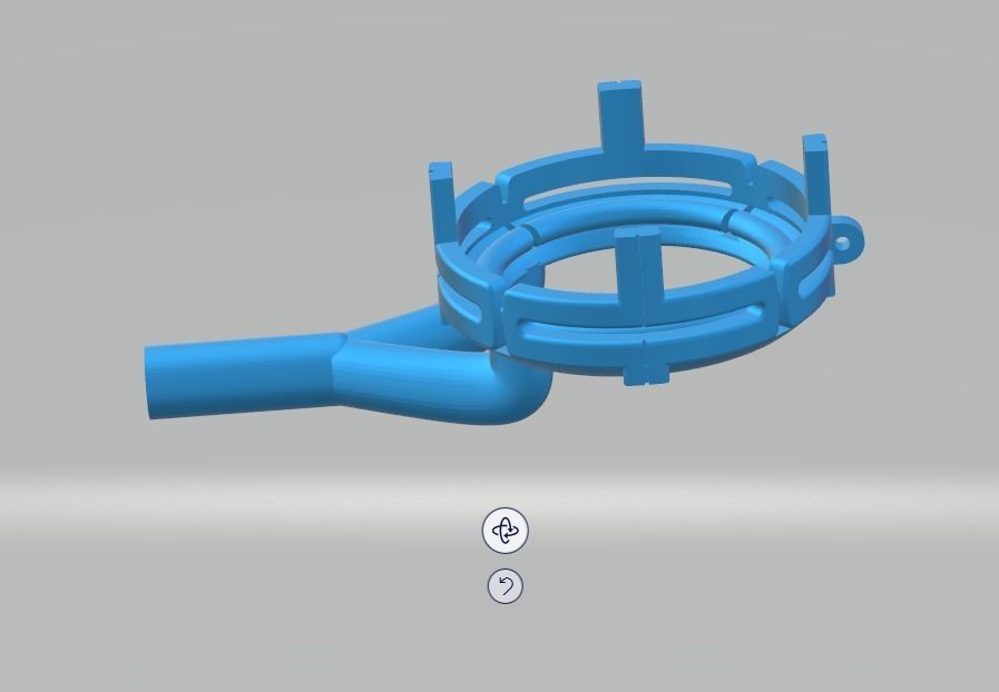 YD204 pipe with hole in it 3D print model_24