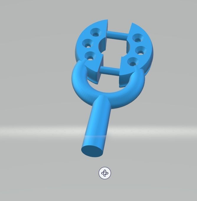 YD204 pipe with hole in it 3D print model_23