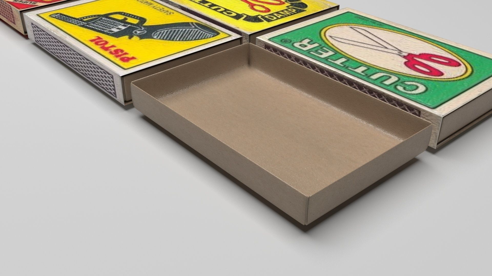 Matches Set 3D model_13