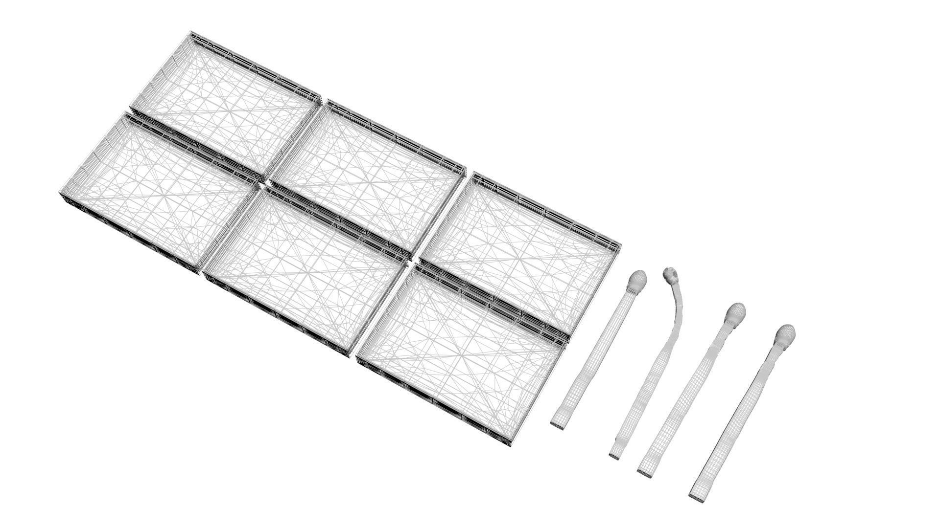 Matches Set 3D model_31