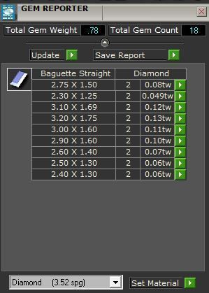 Oval Stone French Pave Ring   3394 3D print model  3D print model_8