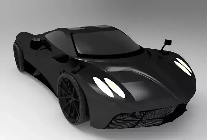 Sport car trim model 3D model