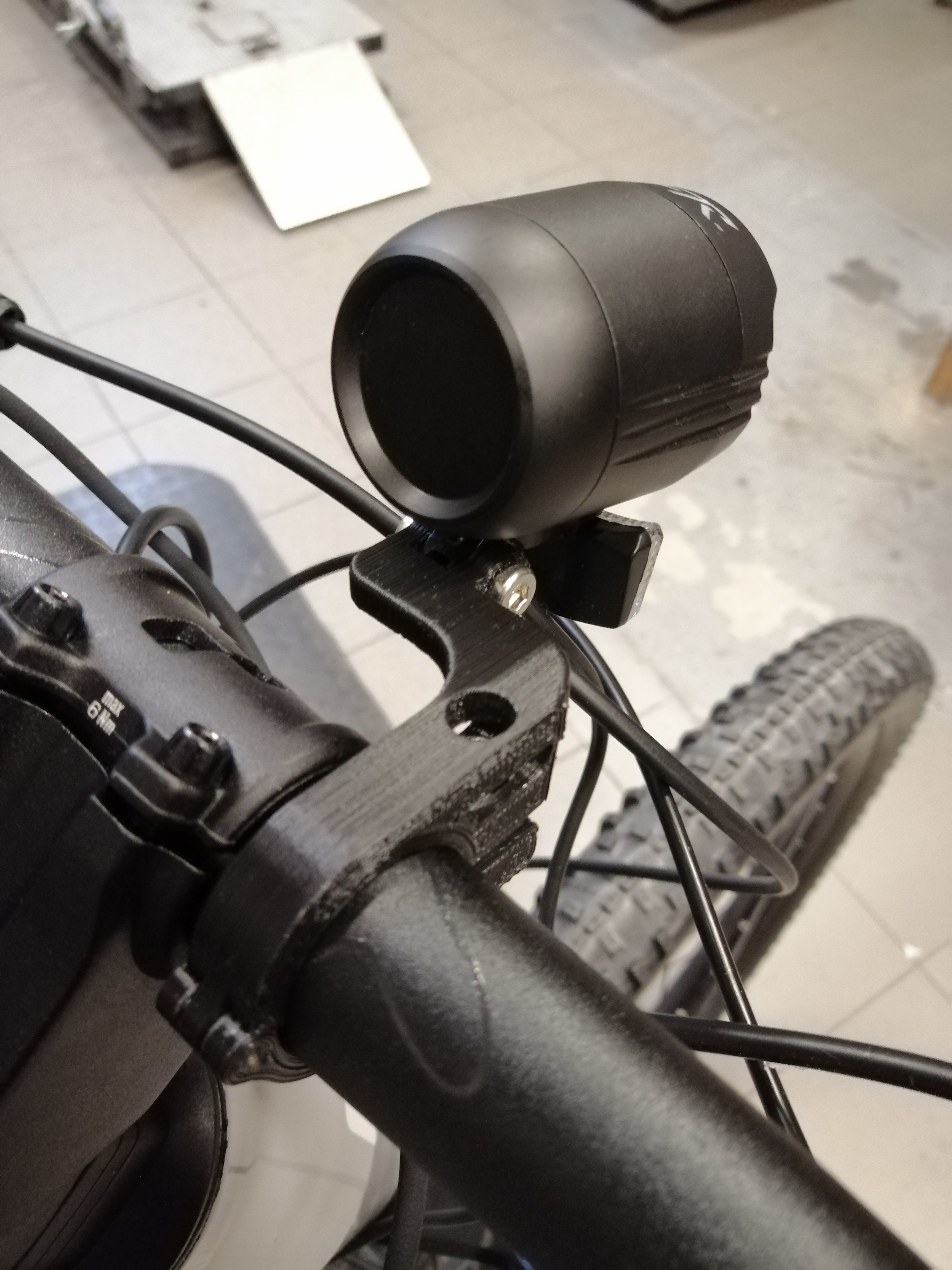 Bike handlebar light mount 3D model 3D printable CGTrader