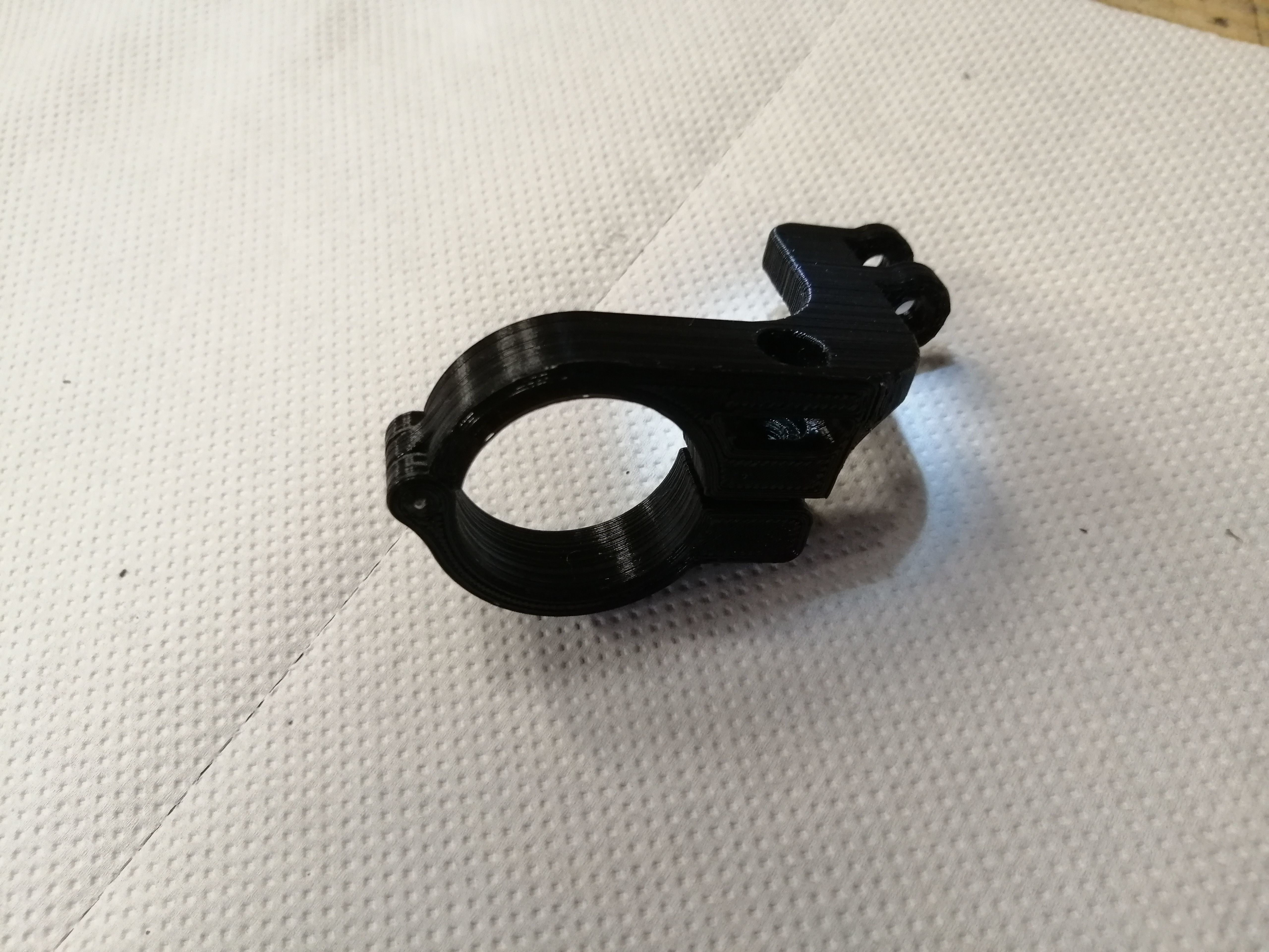 Bike handlebar light mount 3D model 3D printable CGTrader
