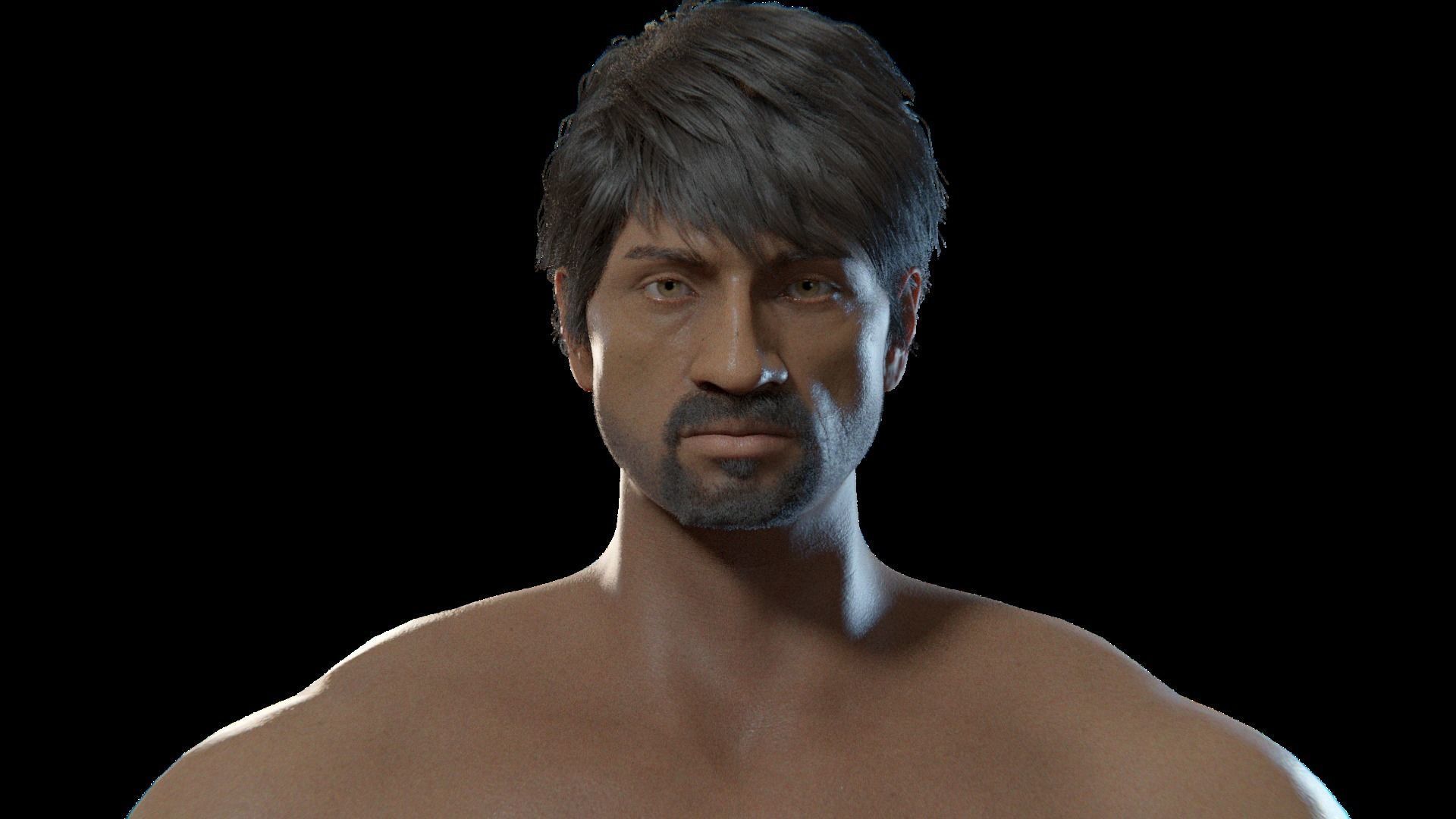 Kumar - Rigged Indian Character 3D model_12