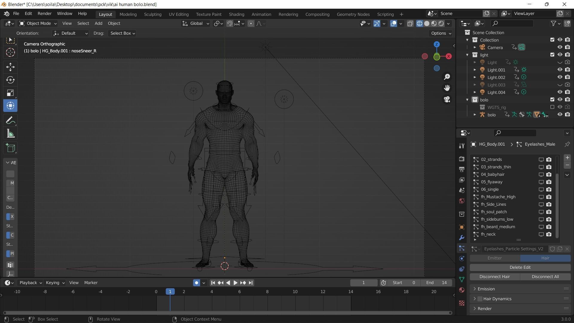 Kumar - Rigged Indian Character 3D model_19