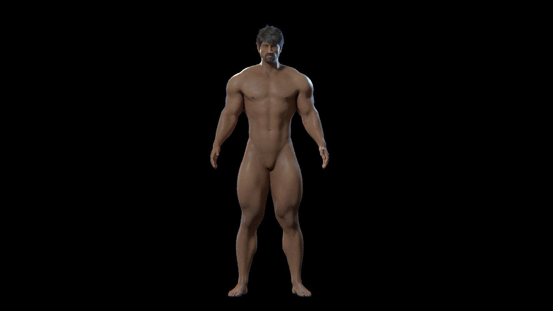 Kumar - Rigged Indian Character 3D model_6