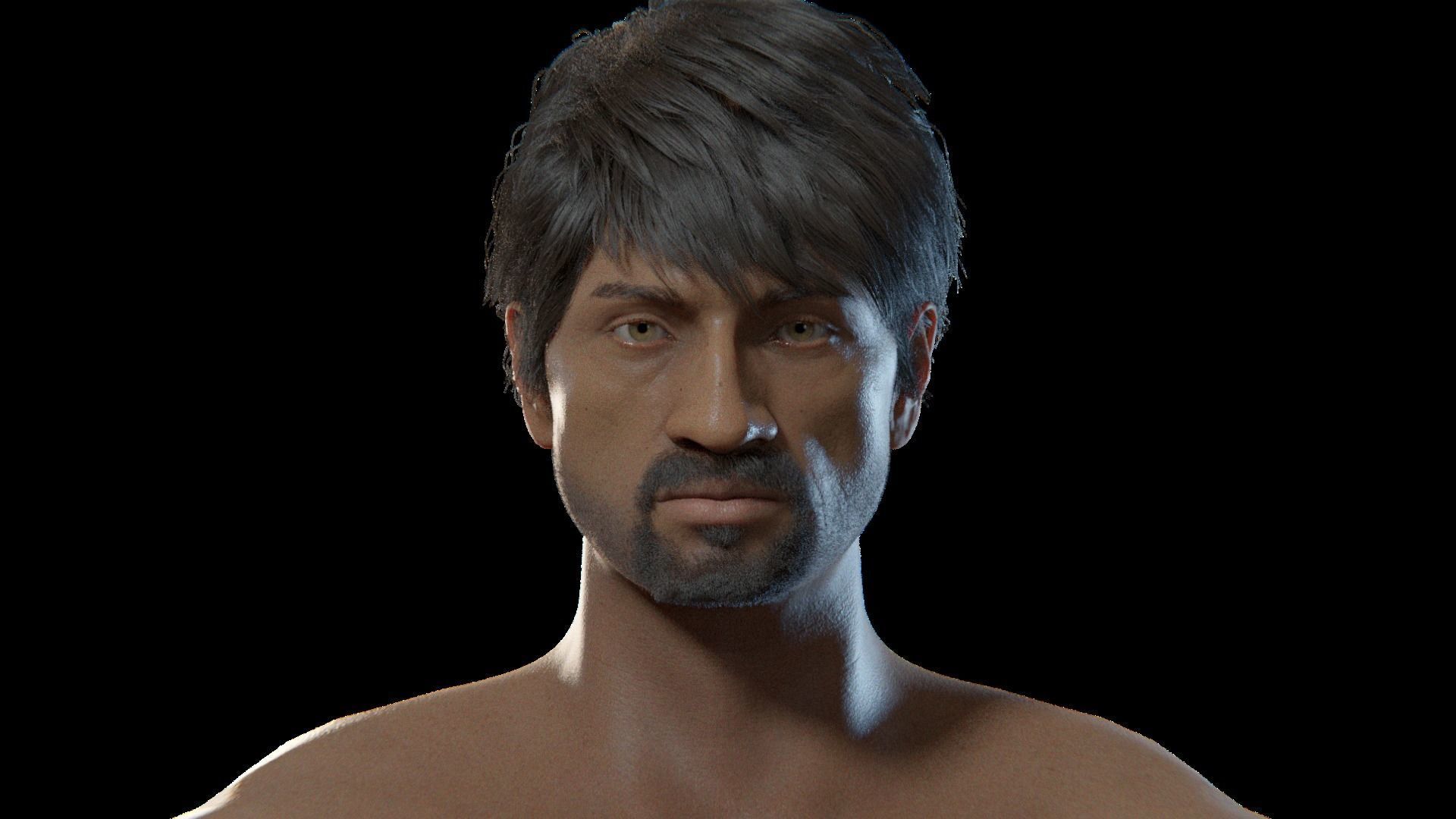 Kumar - Rigged Indian Character 3D model_10