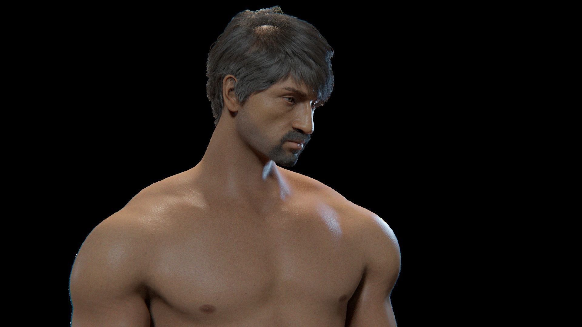 Kumar - Rigged Indian Character 3D model_20