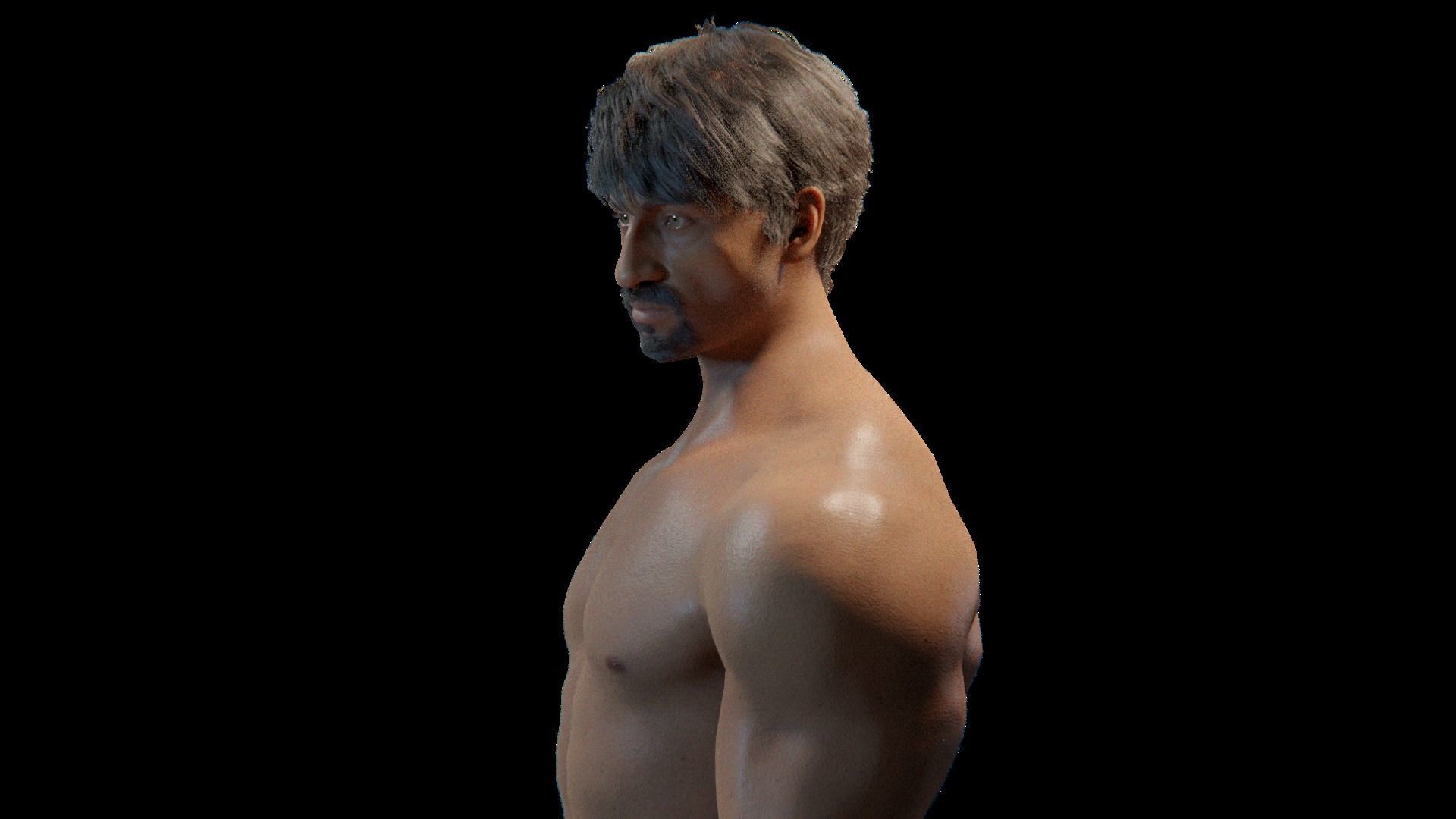 Kumar - Rigged Indian Character 3D model_17