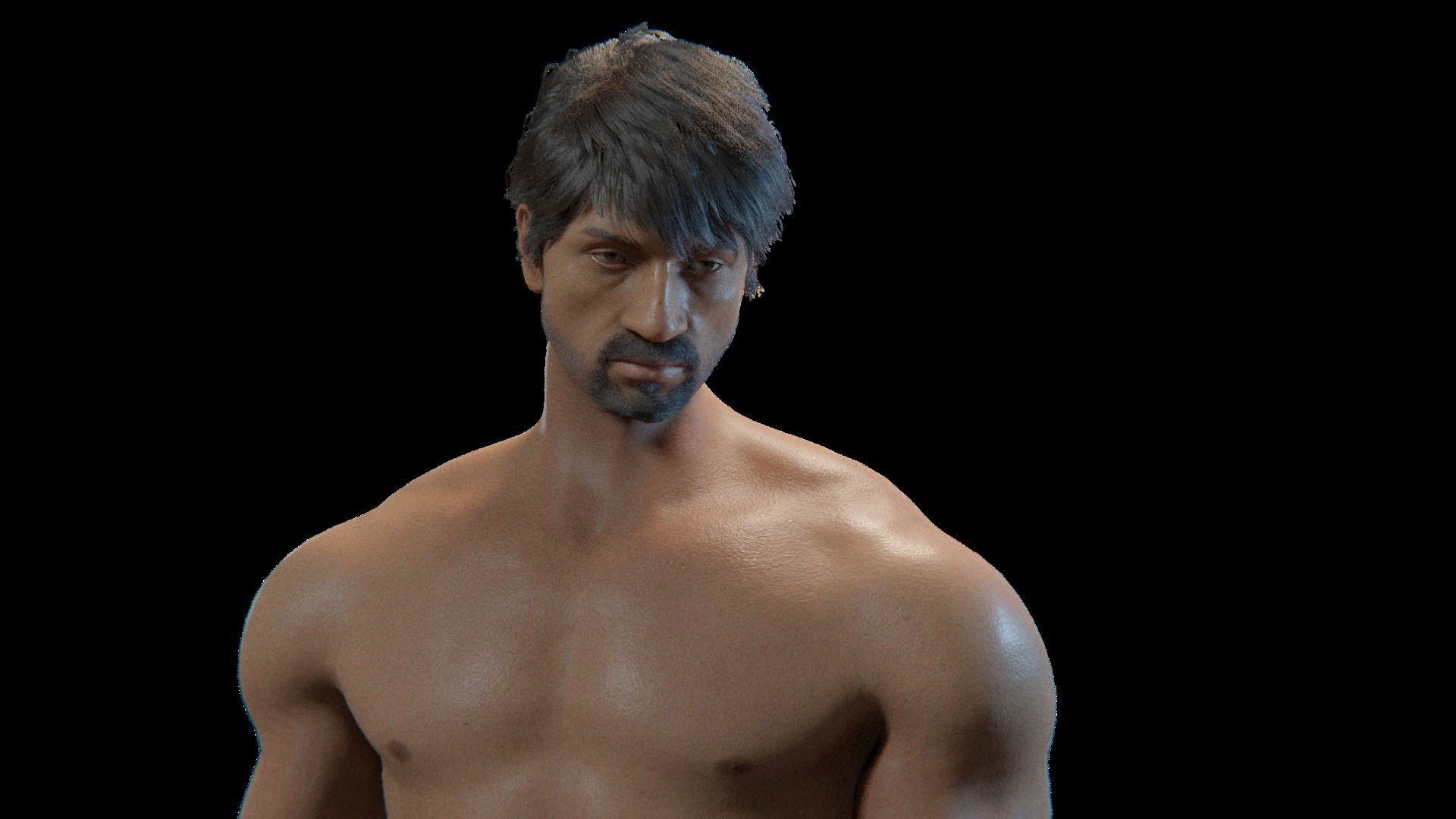 Kumar - Rigged Indian Character 3D model_18