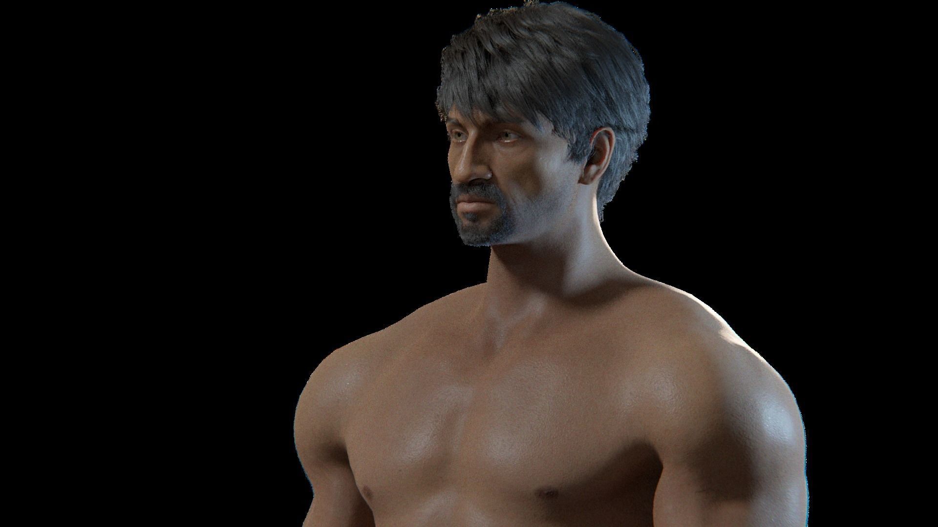 Kumar - Rigged Indian Character 3D model_7