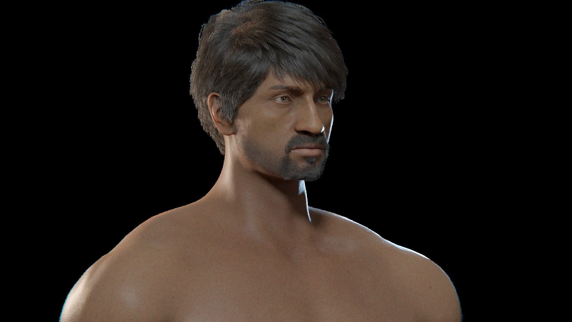 Kumar - Rigged Indian Character 3D model_11