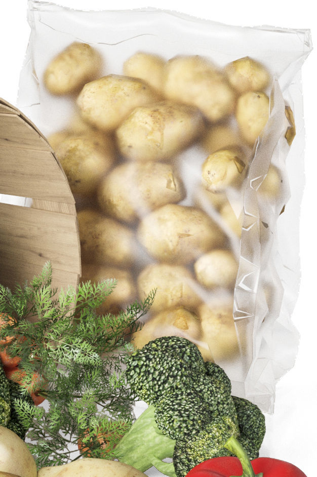 Vegetable basket 3D model_4