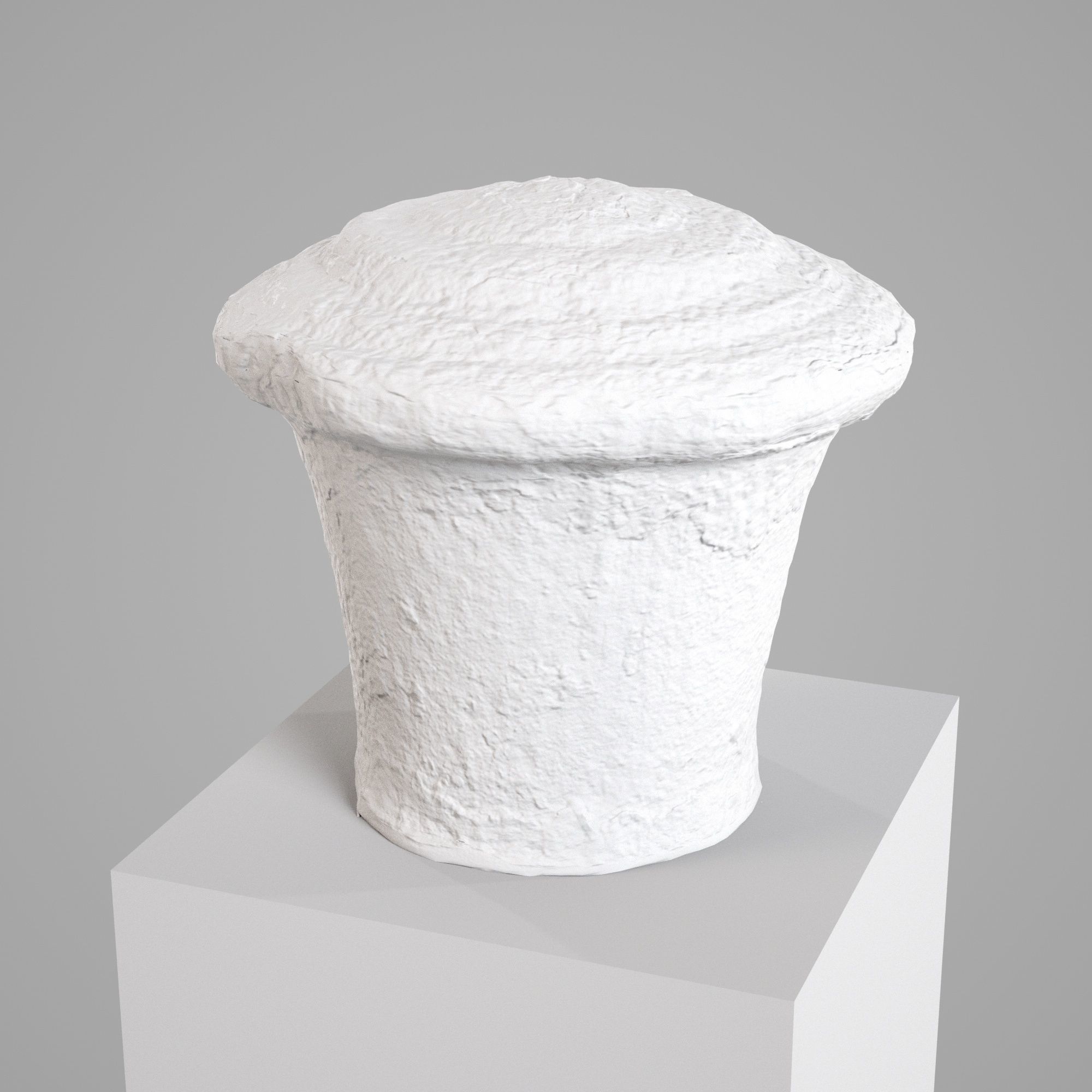 Old Rusted Mooring 01 Low-poly 3D model_5