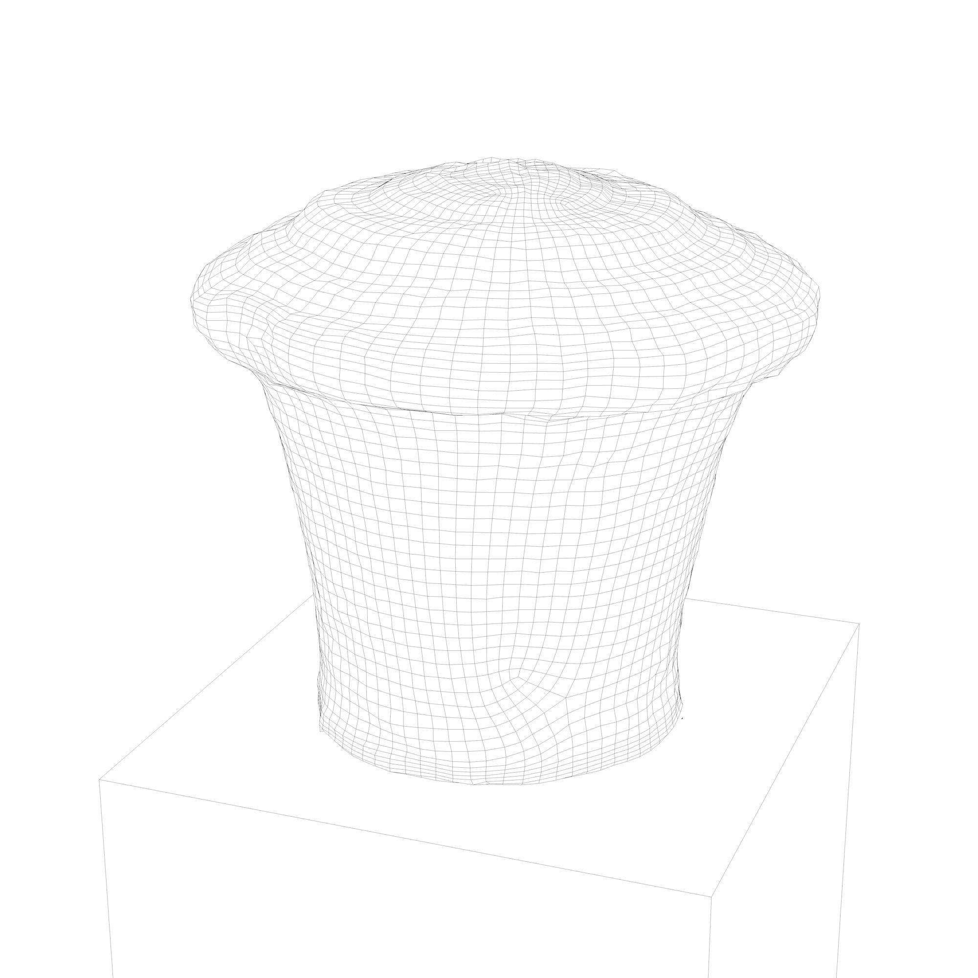 Old Rusted Mooring 01 Low-poly 3D model_4