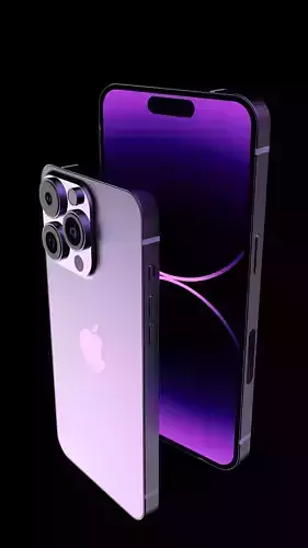 3D model iPhone 14 