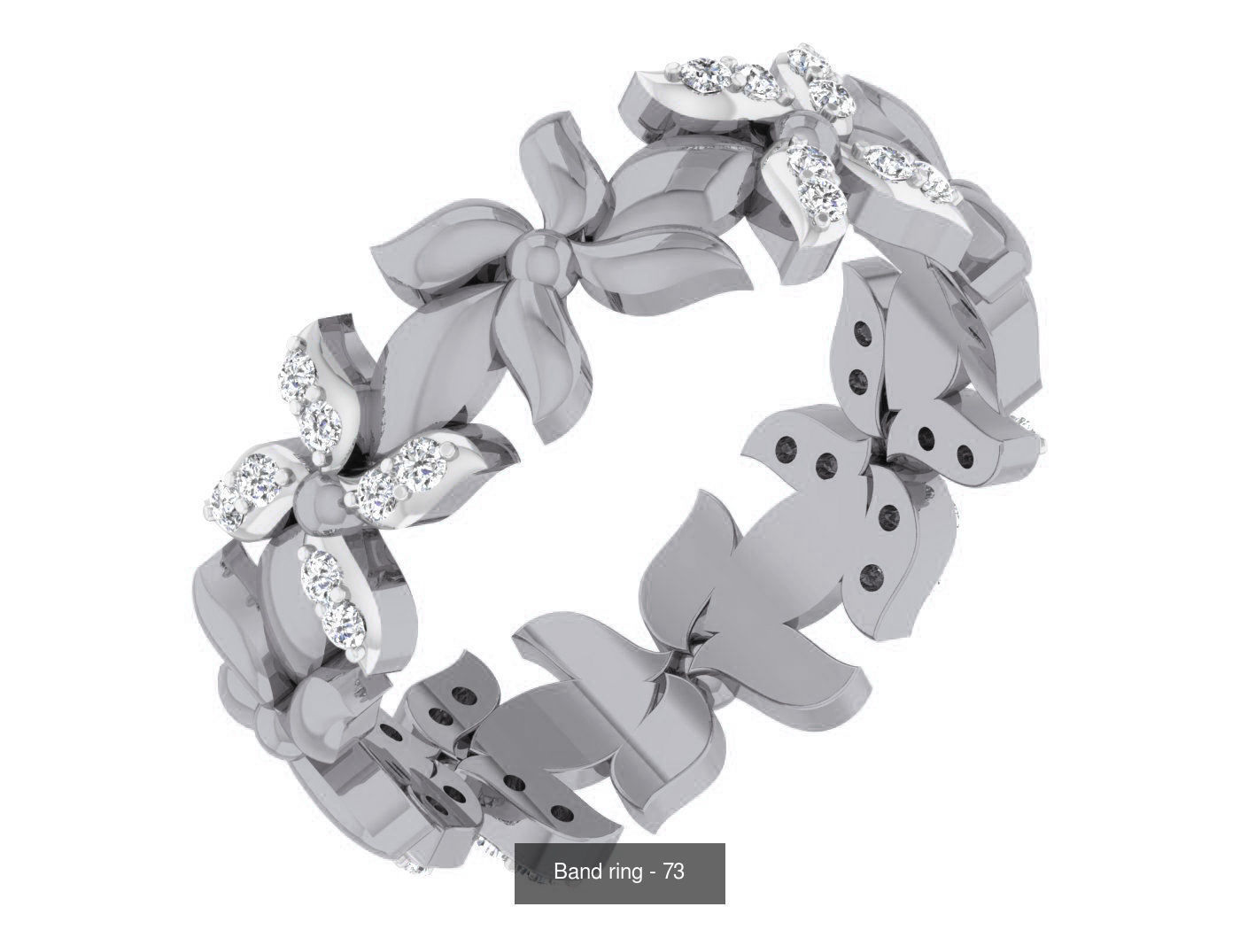 95 Band ring 3D Model Collection_32