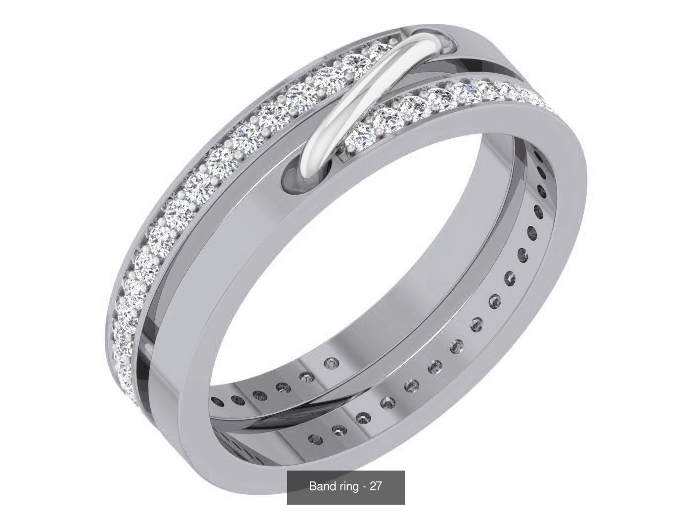 95 Band ring 3D Model Collection_81