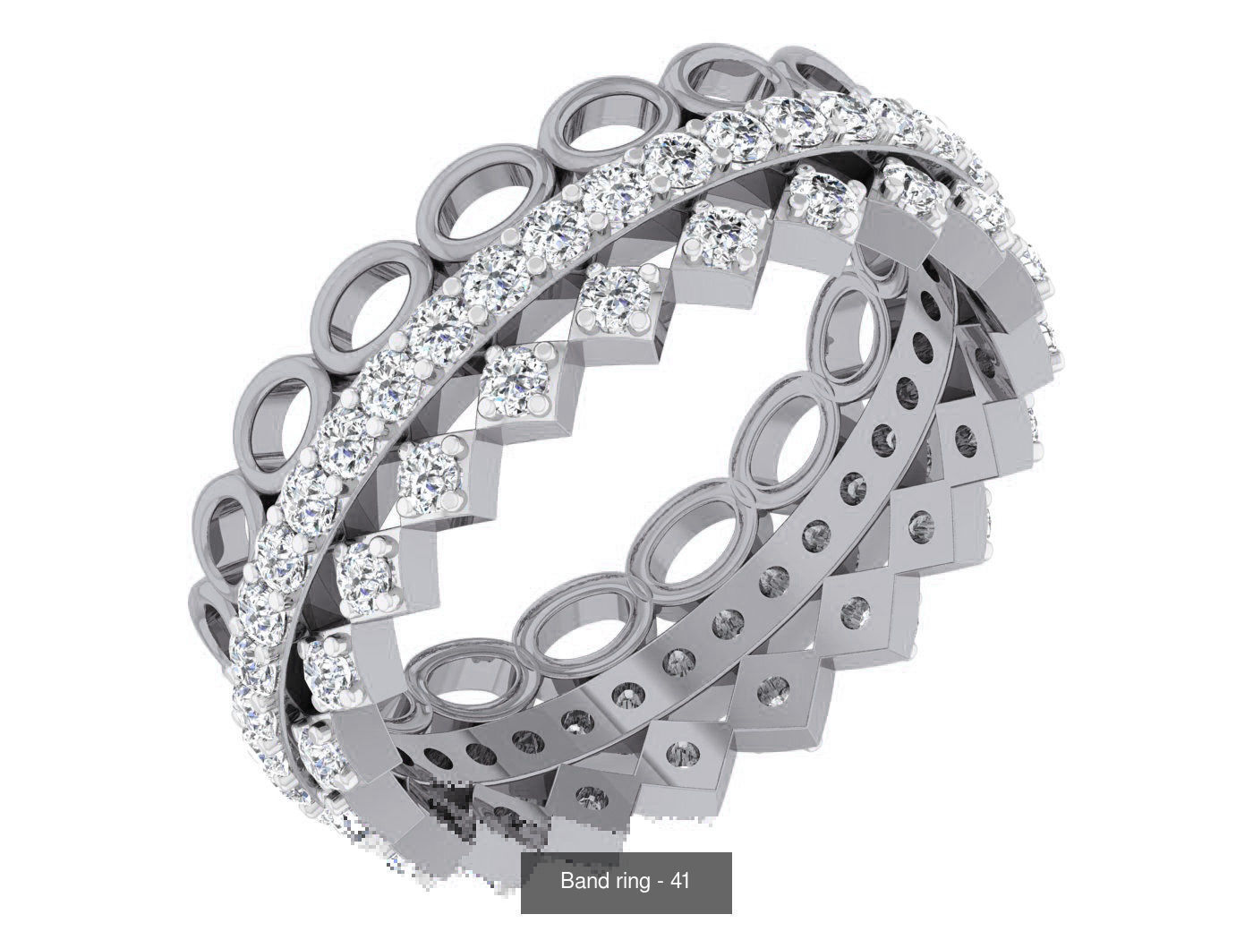 95 Band ring 3D Model Collection_66