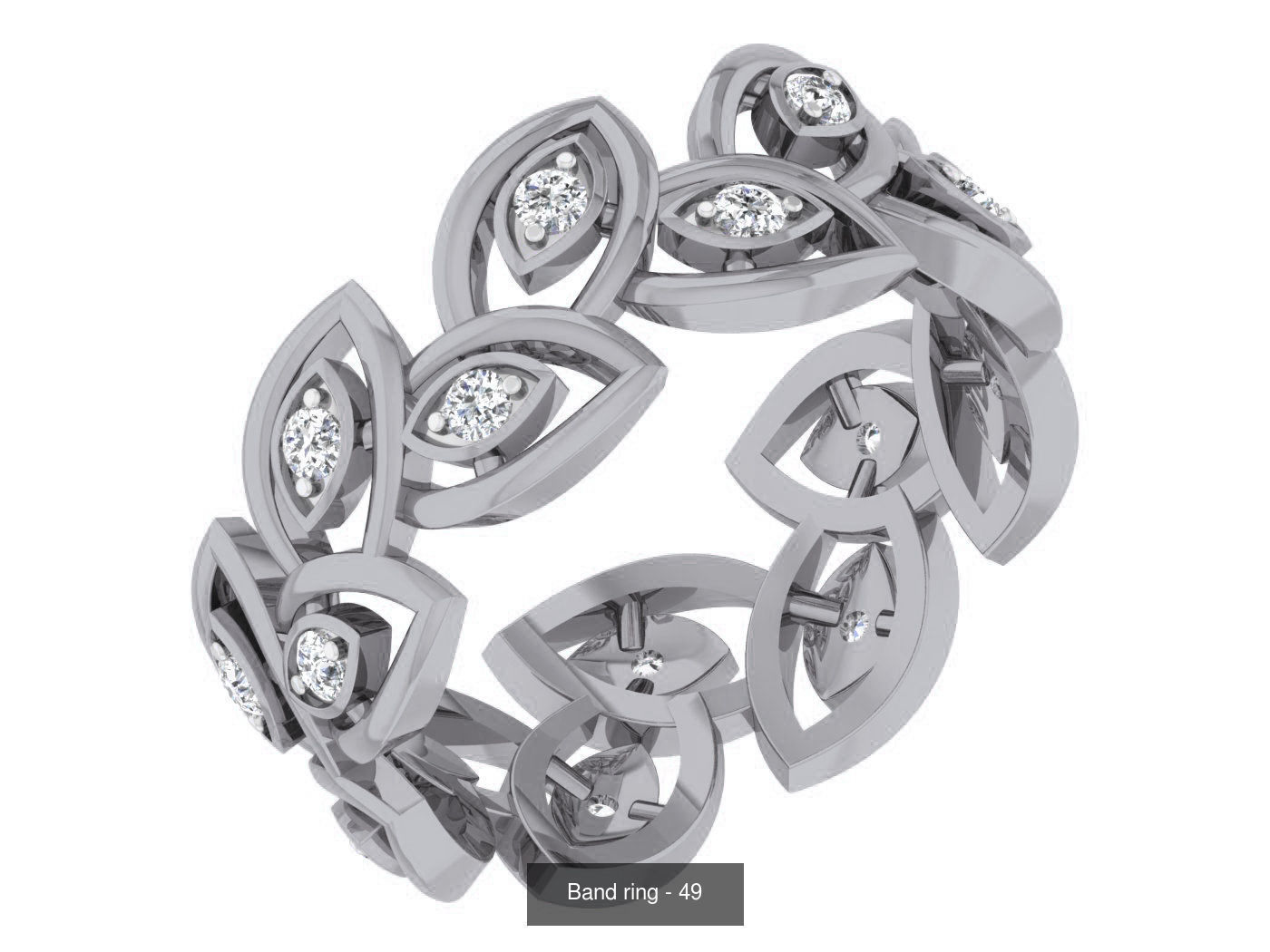 95 Band ring 3D Model Collection_58