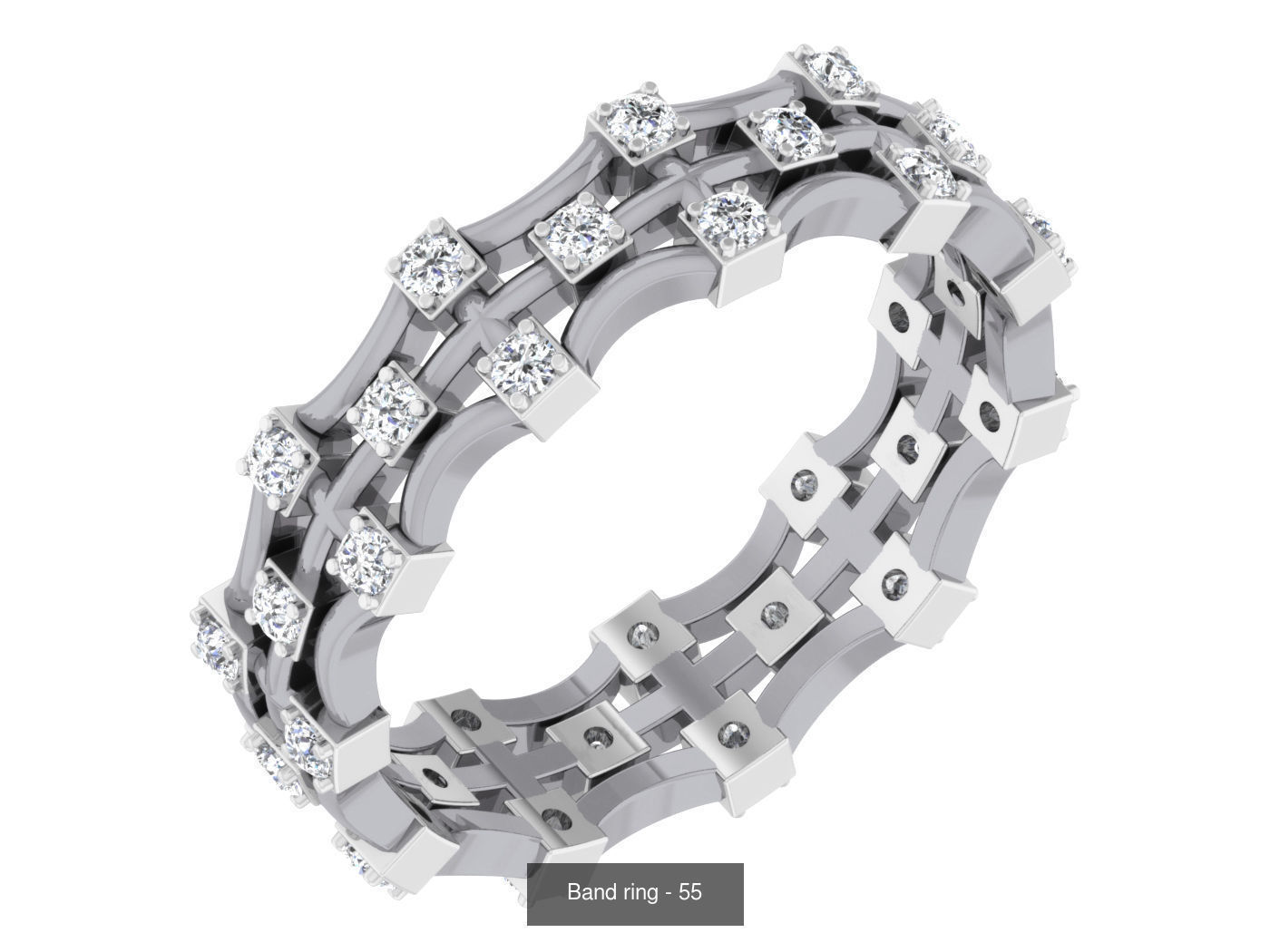 95 Band ring 3D Model Collection_52