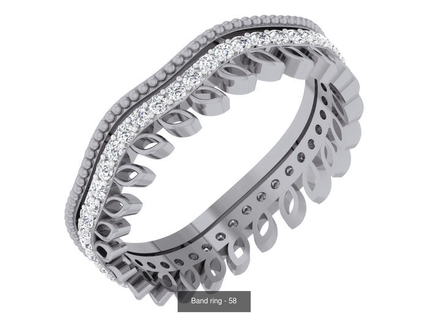 95 Band ring 3D Model Collection_49