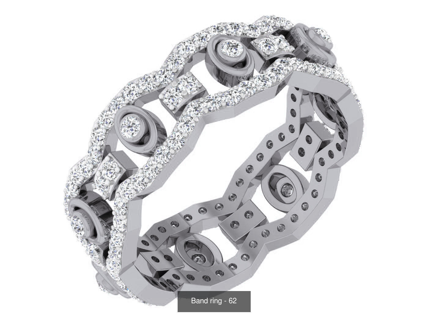 95 Band ring 3D Model Collection_44