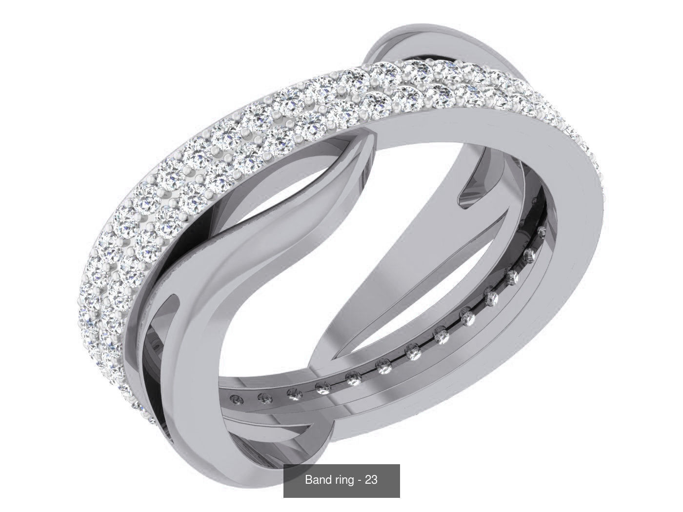 95 Band ring 3D Model Collection_85