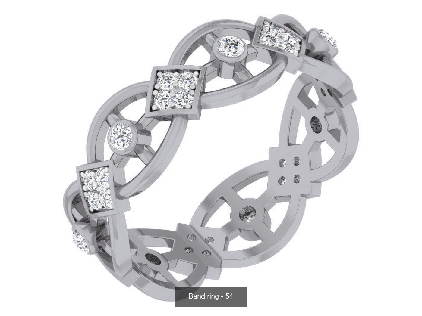 95 Band ring 3D Model Collection_53