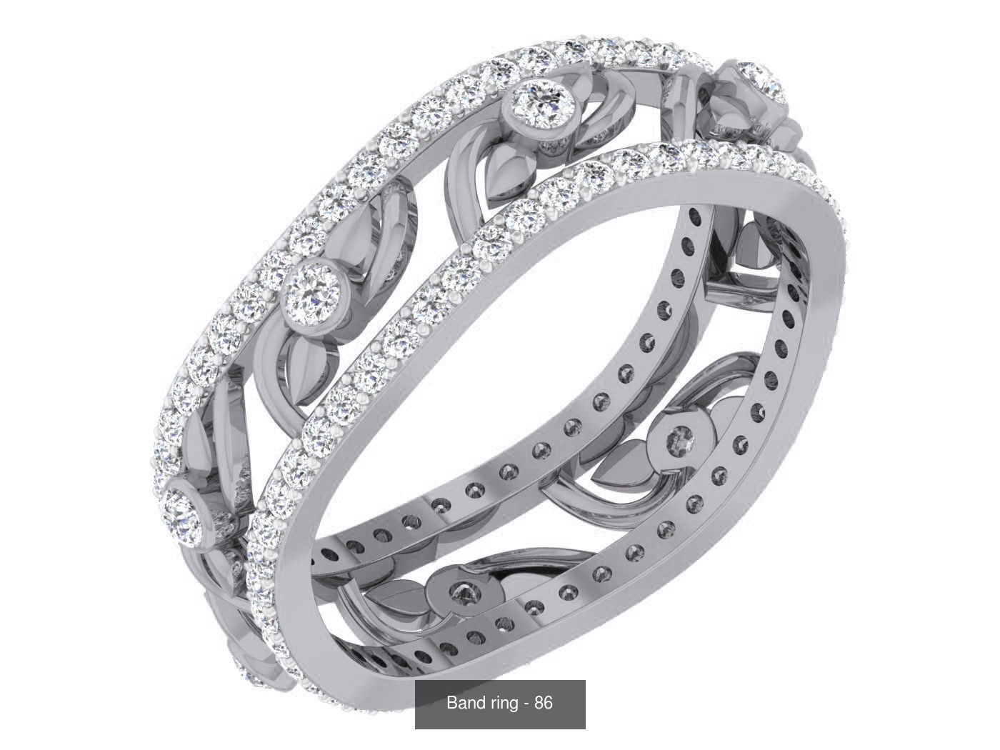 95 Band ring 3D Model Collection_20