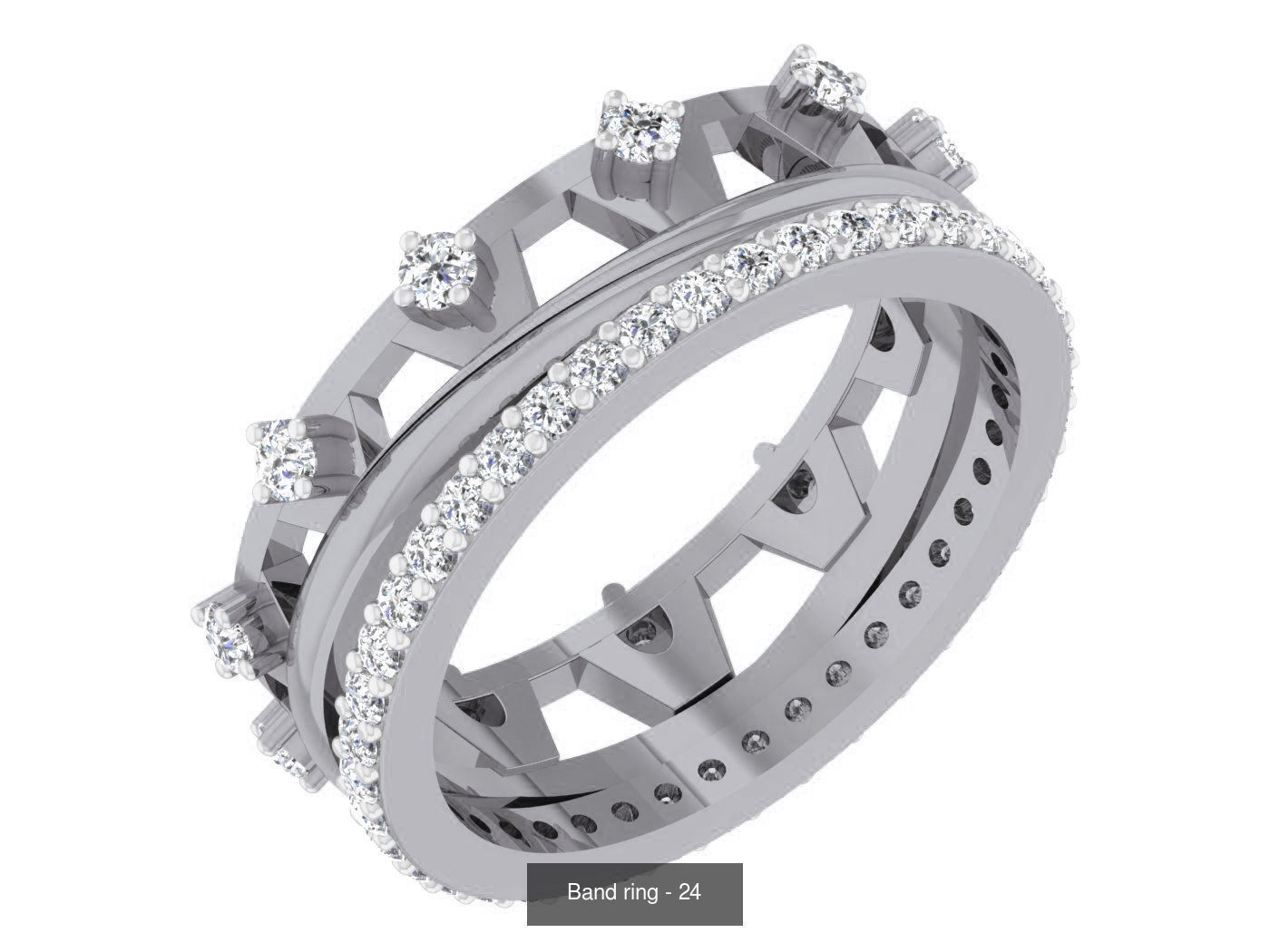 95 Band ring 3D Model Collection_84