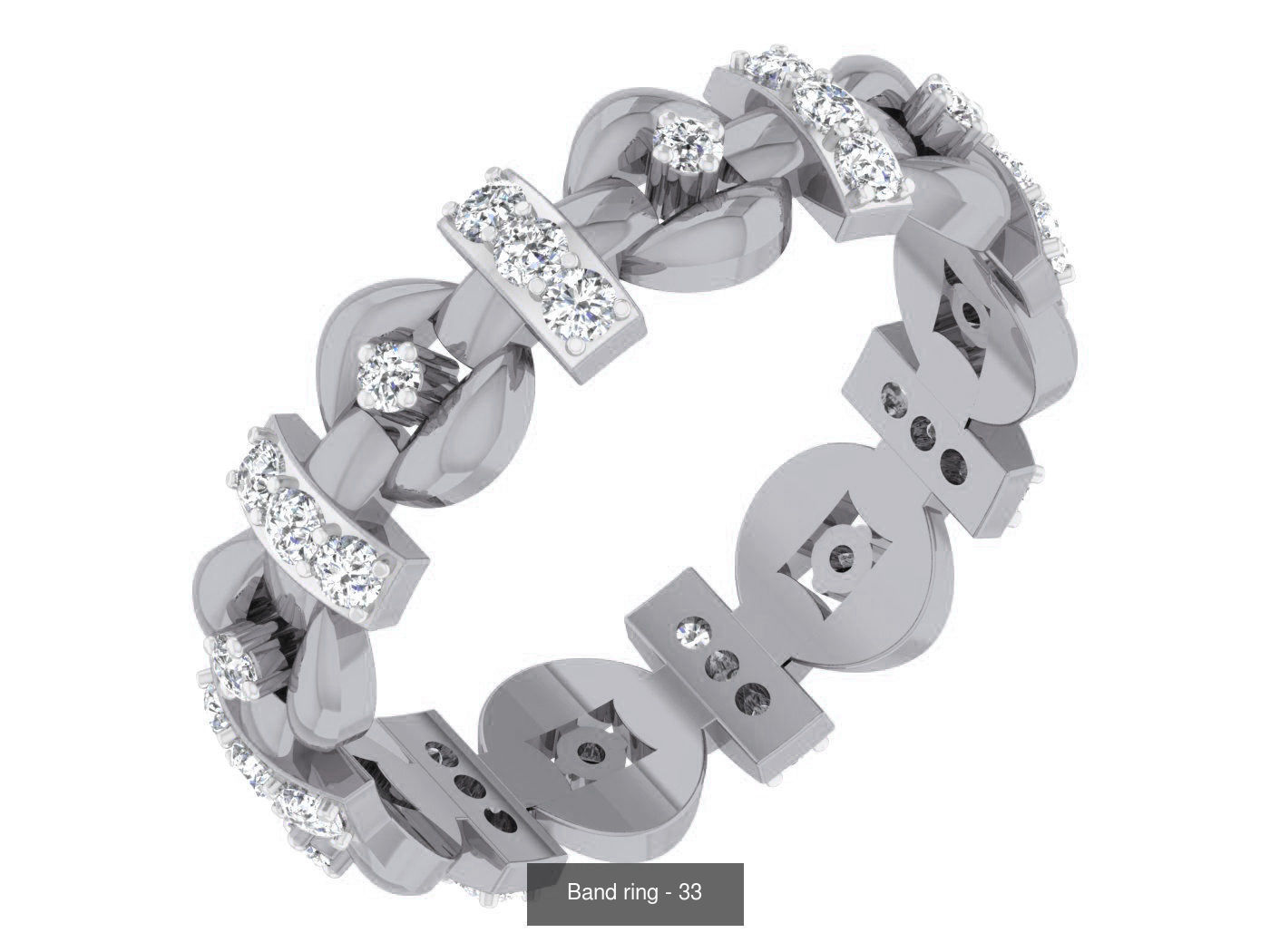 95 Band ring 3D Model Collection_74