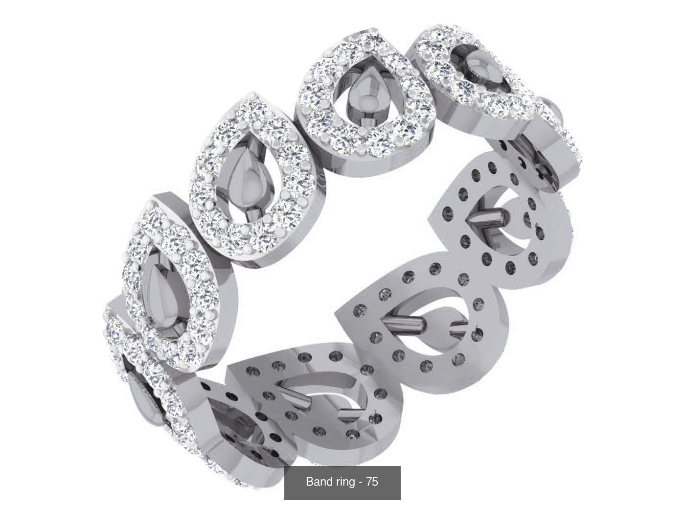 95 Band ring 3D Model Collection_30