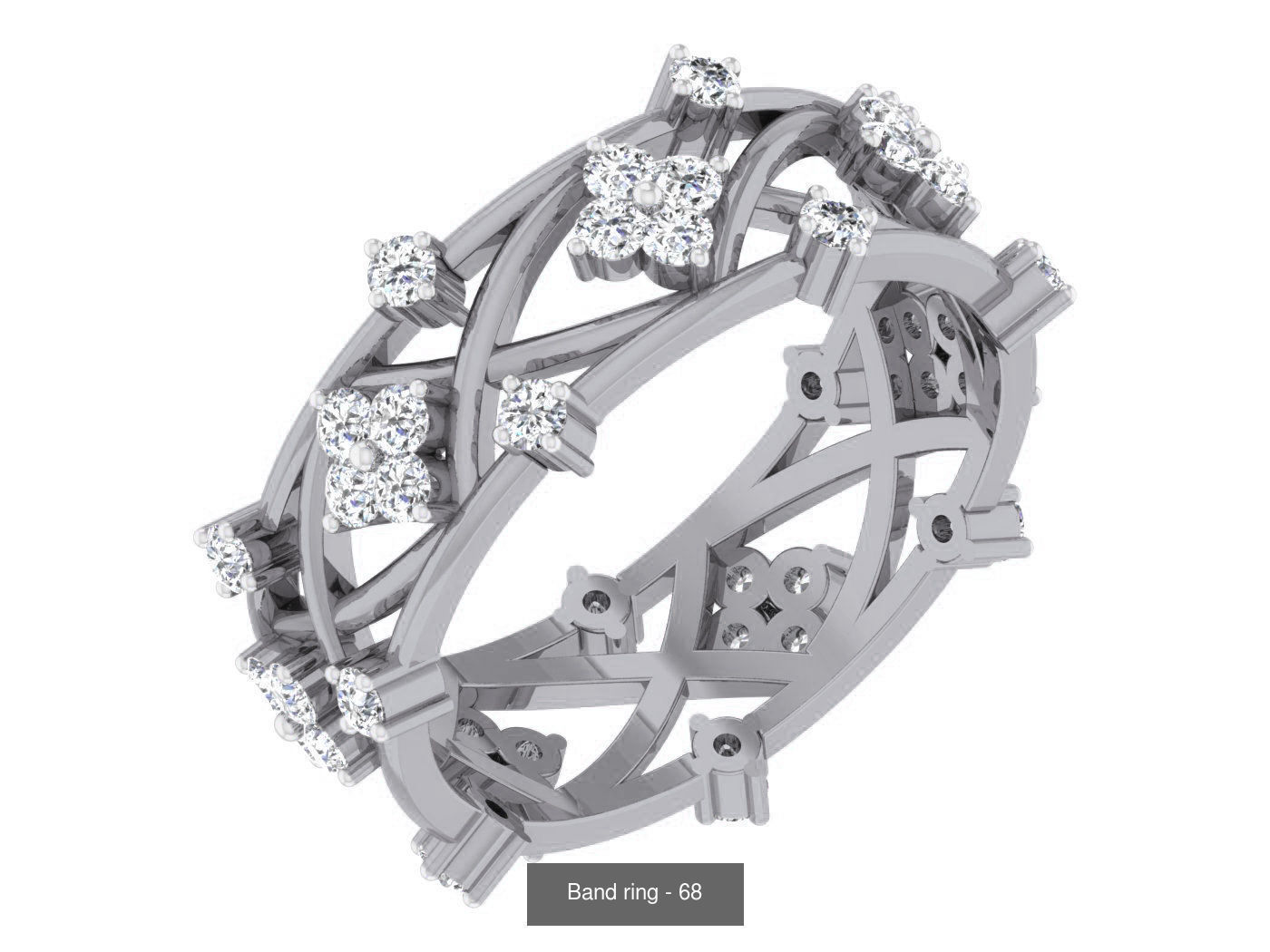 95 Band ring 3D Model Collection_38