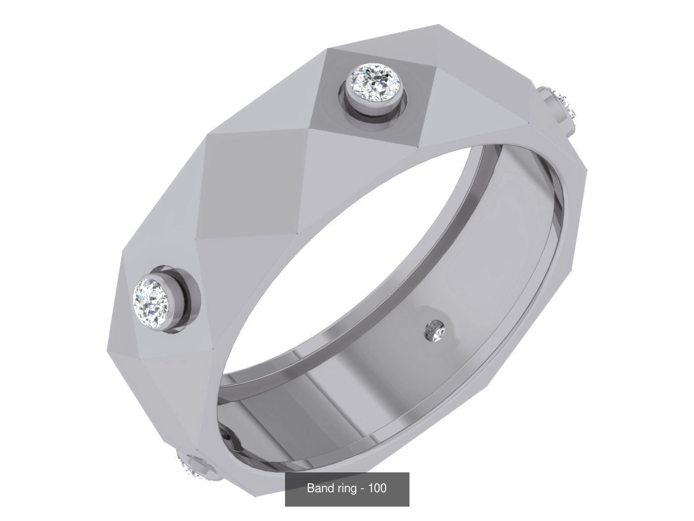95 Band ring 3D Model Collection_99