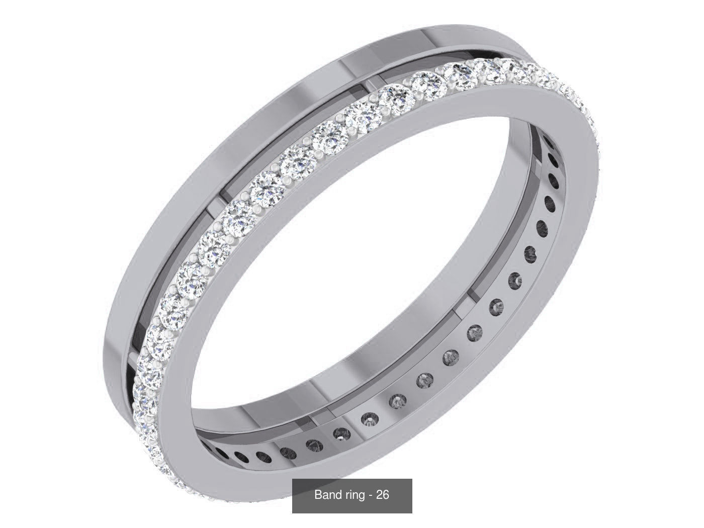 95 Band ring 3D Model Collection_82