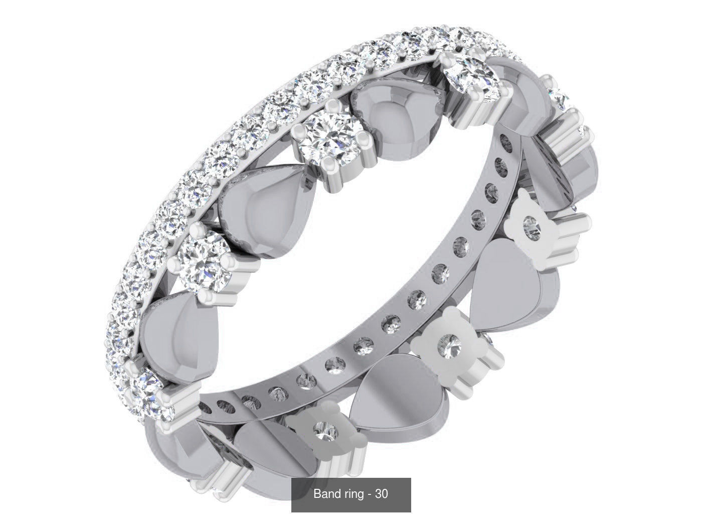 95 Band ring 3D Model Collection_77