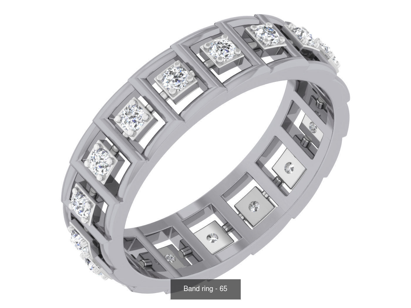 95 Band ring 3D Model Collection_41