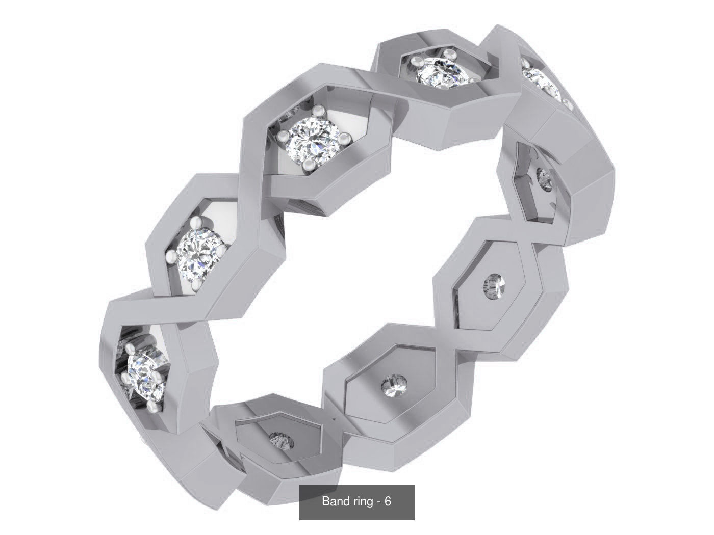 95 Band ring 3D Model Collection_47