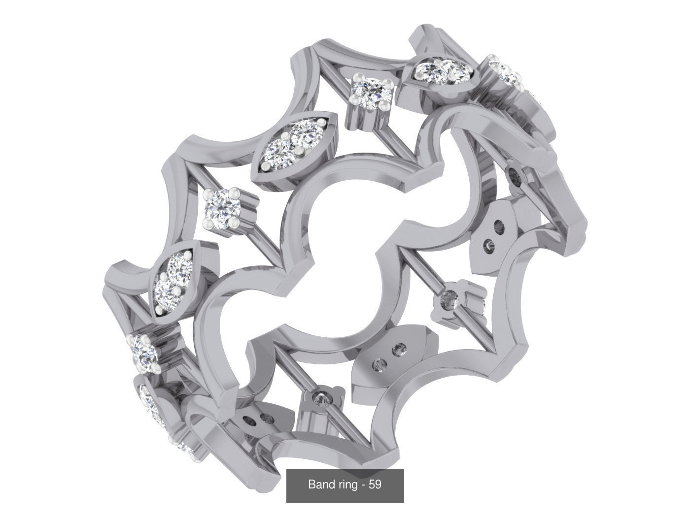 95 Band ring 3D Model Collection_48