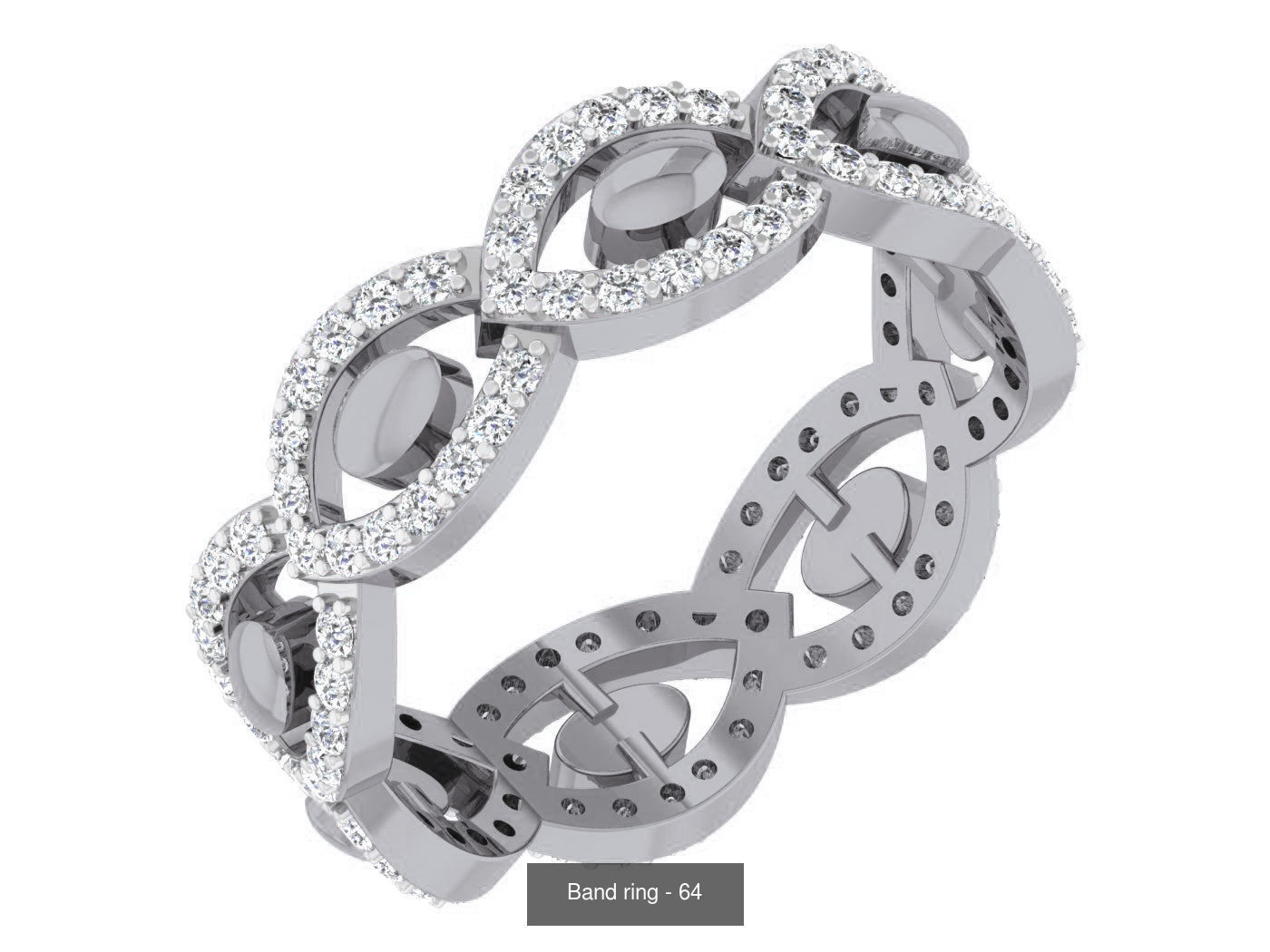 95 Band ring 3D Model Collection_42